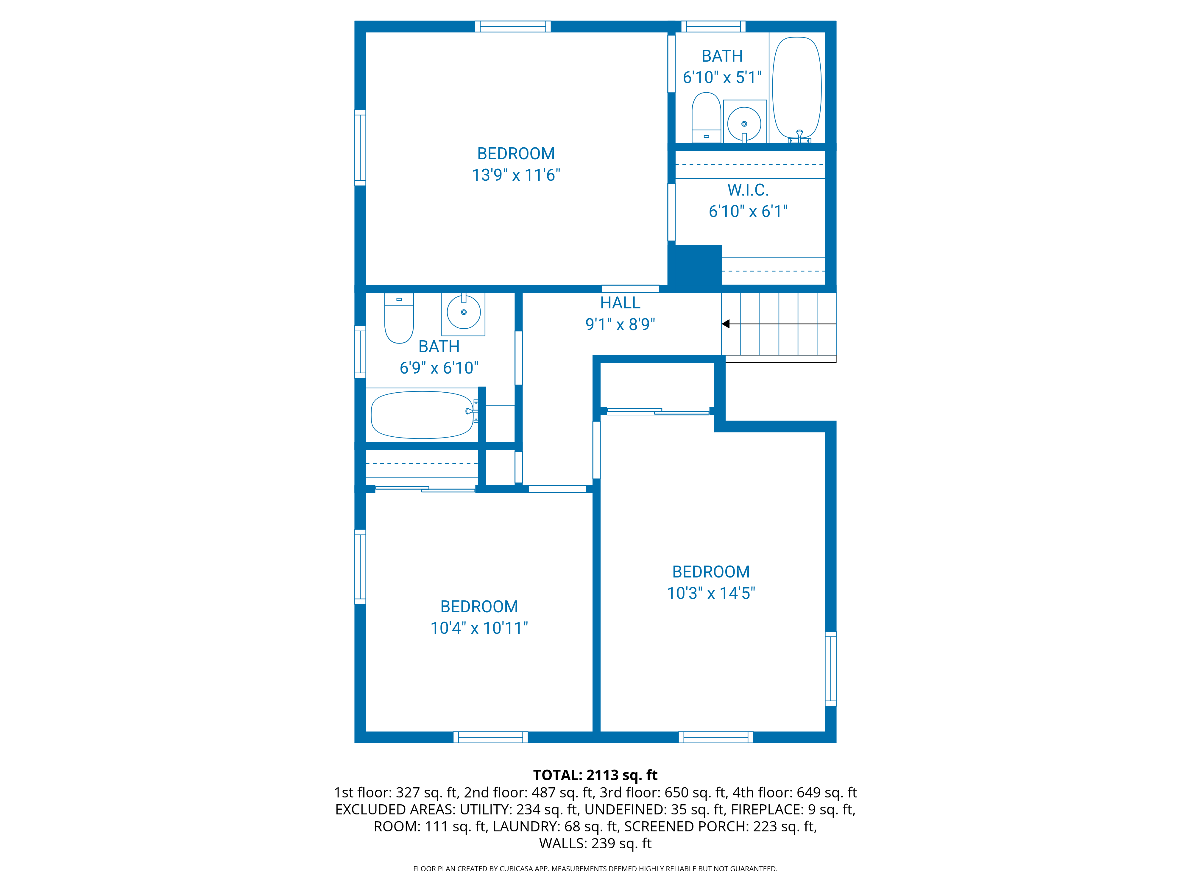 2D Floor Plan — Level 3